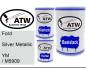 Preview: Ford, Silver Metallic, YM / M5909: 500ml Lackdose + 500ml Klarlack + 250ml Härter - Set, von ATW Autoteile West.